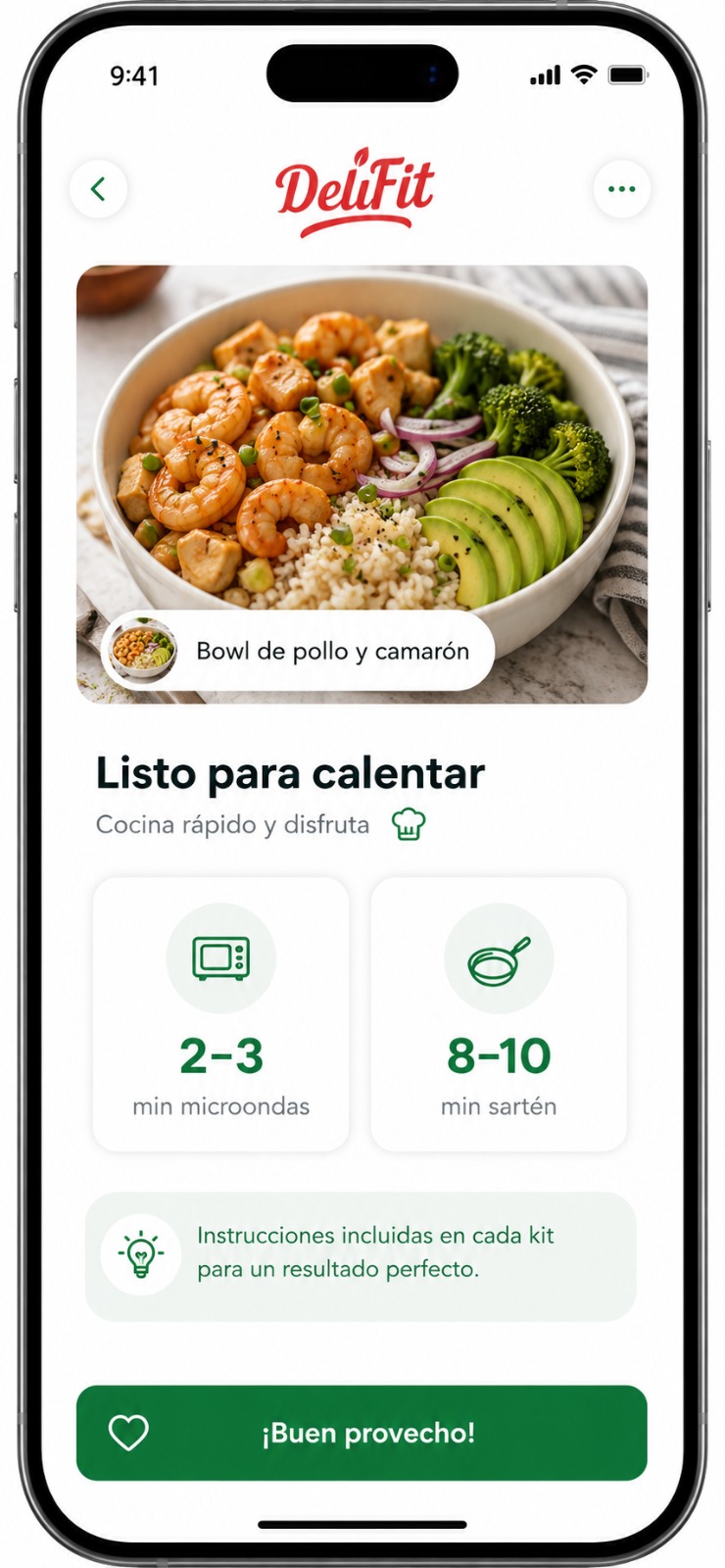 Paso 5: calienta tus alimentos y disfruta
