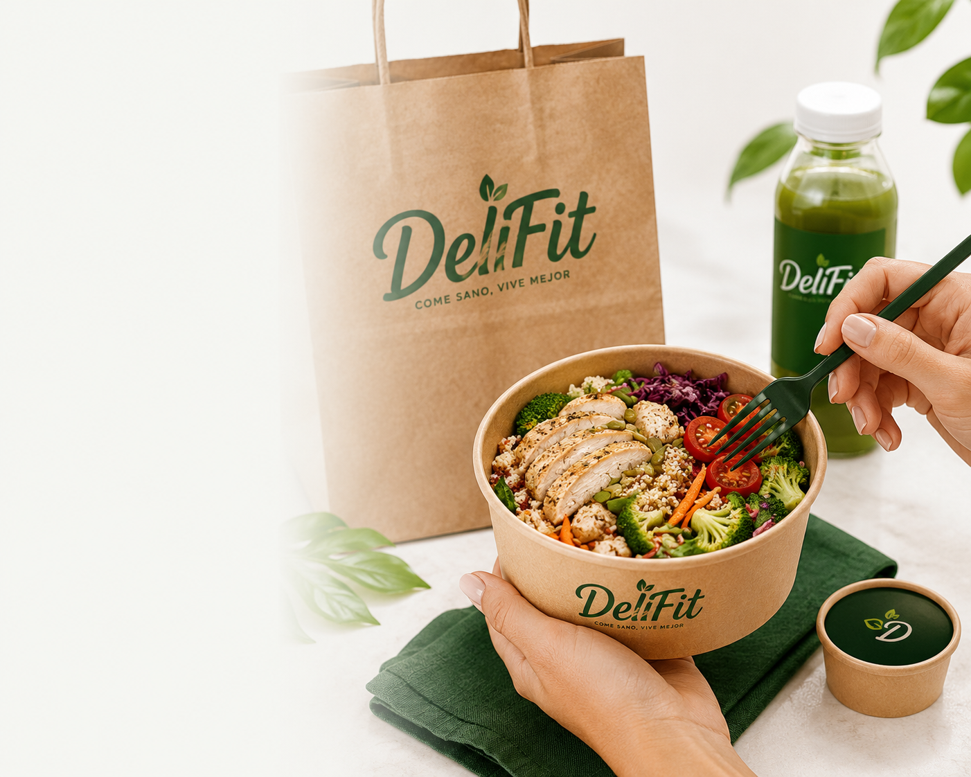 Comida fresca DeliFit entregada día a día