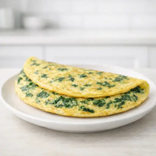 Omelette de Espinaca